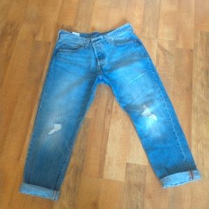 Levi 501ct women's boyfriend jeans